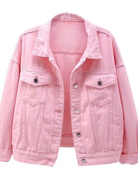 Women's plus size denim jacket spring autumn short coat