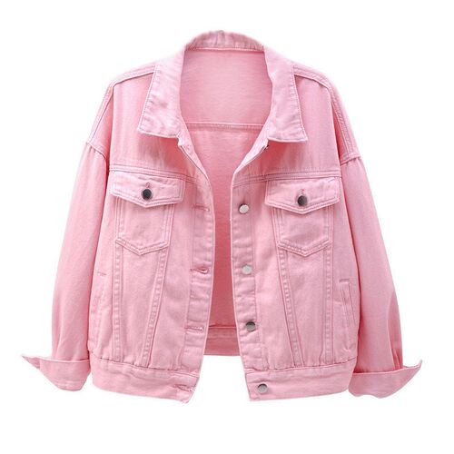 Women's plus size denim jacket spring autumn short coat