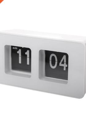 Flip Clock Retro Digital Auto Flip Desk Table Clock for Home