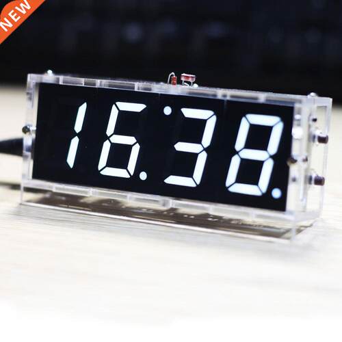 Stylish Digital Clock  Kit Compact 4-digit  LED Clock