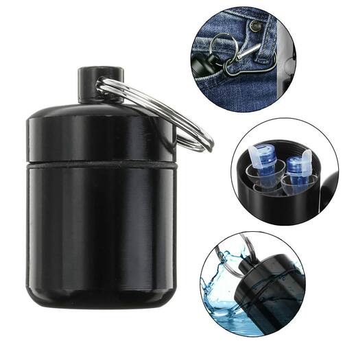 Aluminium Alloy Black Carrying Bottle Case for Silicone Musi
