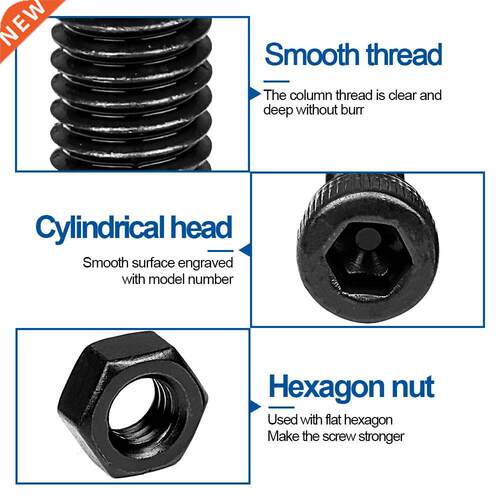 hex hexagon socket head cap screw nut 12.9 grade carbon ste