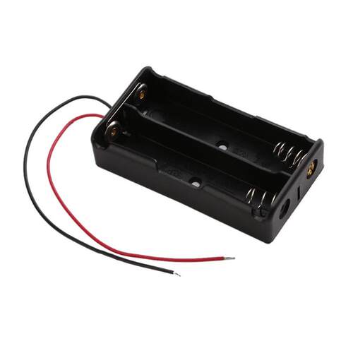 2Pcs Slot 2x18650 Battery Storage Box Case Batteries Clip Ho
