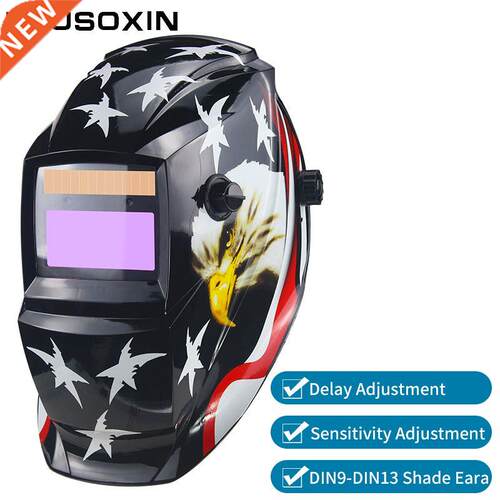 battery/Solar Power Auto Darkening TIG MIG MMA MAG KR KC El