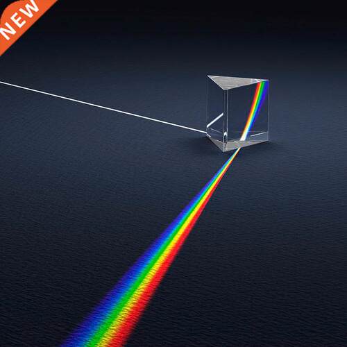 OMO Rainow Maker 5cm Optical Glass Triangular Prism Scienc