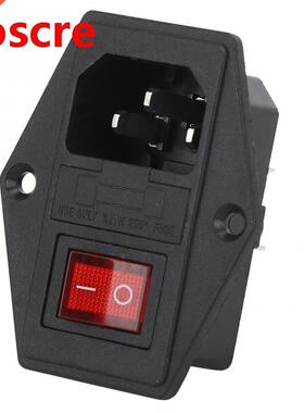 3Pcs 16A 250V 4 Pin Power Socket Switch Connector Plug Power