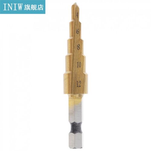 1pcs 4-12mm 4241 HSS 5 Step Drill Bit Pagoda Cone Drill with