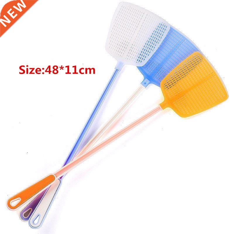 1Pcs Durable Hollow Household Long Handle Plastic Fly Trap M