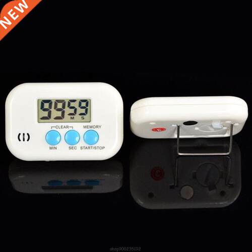Electronic Digital Kitchen Timer Alarm Clock Countdown Food