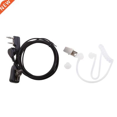 Tube Earpiece Earphone Microphone for Walkie Talkie Two Way
