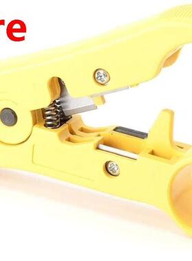 Flat or Round UTP Cat5 Cat6 Wre Coax Coaxal Strppng Tool