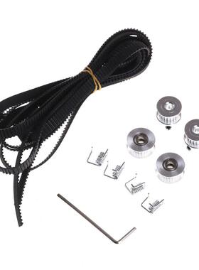 2.5m 20T GT2 Timing Belt +4pcs Pulley Idler + 4pcs Tensioner