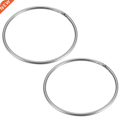 Welded O Ring, 80 x 3mm Strapping Round Rings Stainless Stee