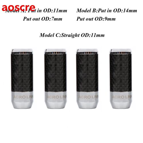 Acrolink Carbon Fiber Pants Boot Y Splitter Speaker Audio Ca