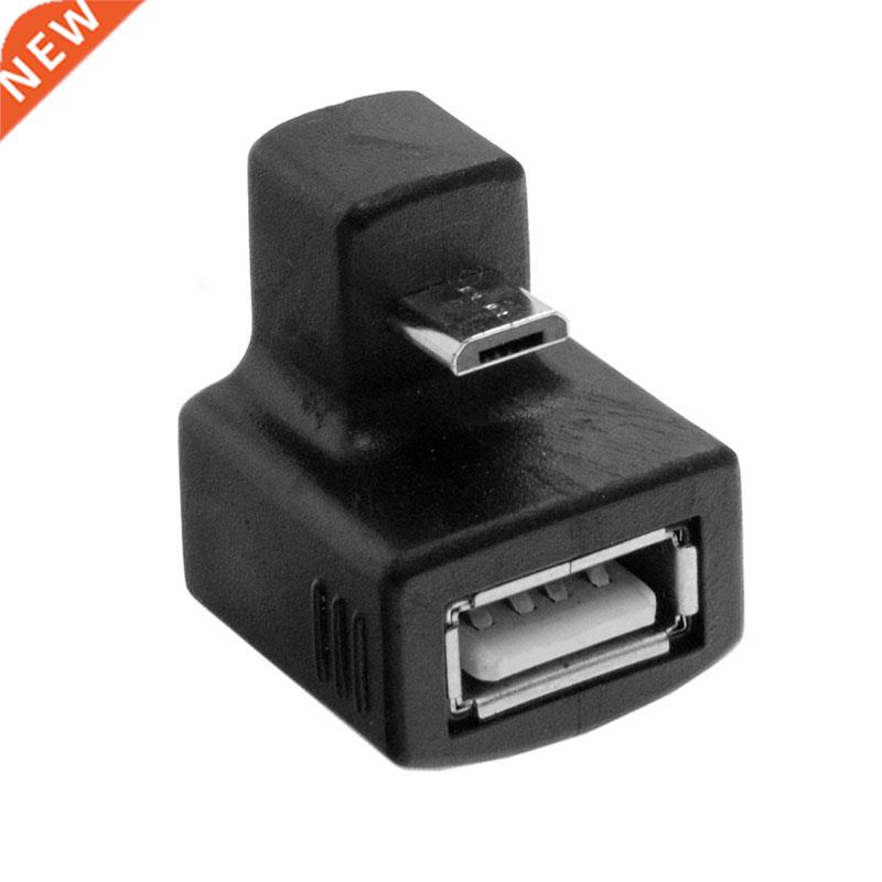 OTG Up Down Right Angled 5 Pin Micro USB male to USB2.0 Fe