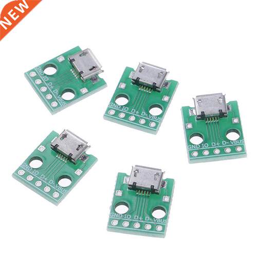 NEW Hot Sale 5pin Female Connector MICRO USB To DIP Adapter