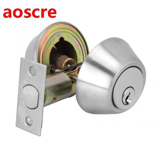 Door Double Cylinder Deadbolt Lock Keyed on Both Sides for W