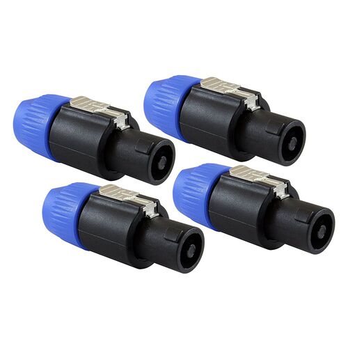 Plug Twist Lock 4 Pole Plug compatible with Neutrik Speakon