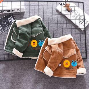 IENENS Children Winter Warm Coats Kids Thicken Jacket Clothe