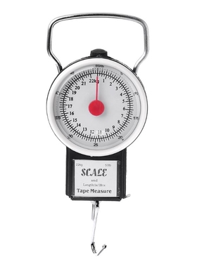 22kg/50lb Portable Hanging Scale Balance Fish Hook Weighing