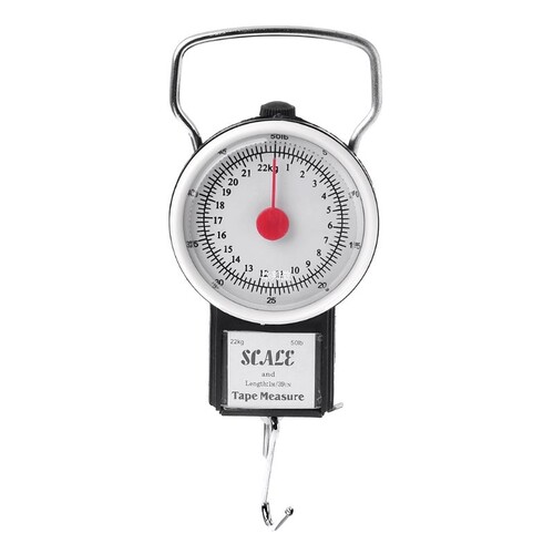 22kg/50lb Portable Hanging Scale Balance Fish Hook Weighing