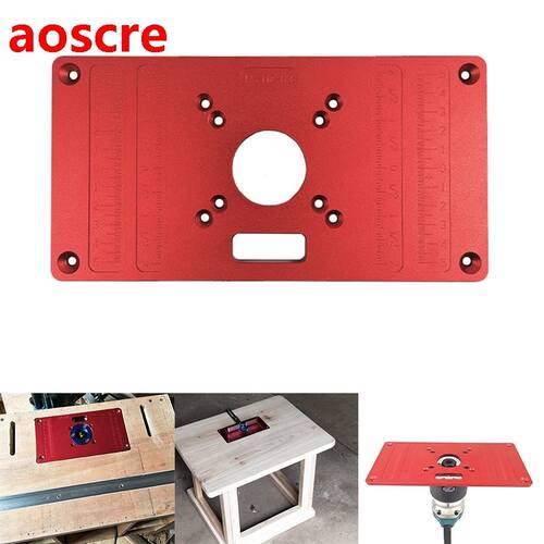 RT0700C universal 2 in 1 Aluminum Router Table Insert Plate