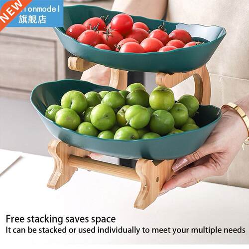 2 Tier Multifunction Gifts Fruit asket Office Desktop Displ