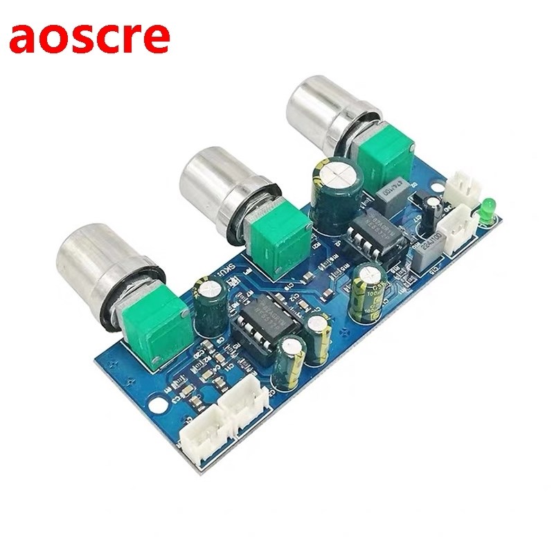 NE5532 tone Preamplifier Board 2.1 Channel Audio equalizer S