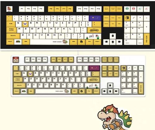 dye Subbed PBT Keycap 108 Keys OEM Profile Keycaps For MX S