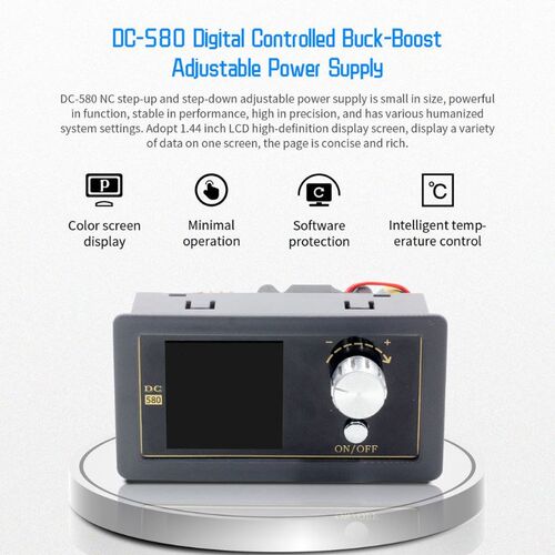 DC-580 Digital Controlled Buck-Boost Converter Adapter Adjus