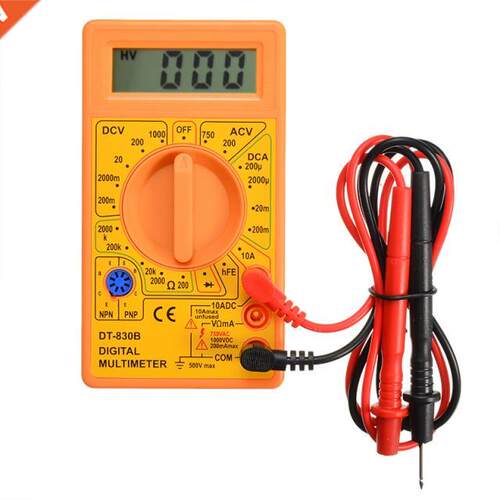 LCD Digital DT-830B Multimeter 1999 Counts LCD Auto Range Mu