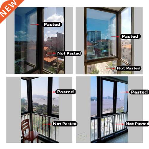 One Way Mirror Window Film 60cm/50cm/40cm Anti UV Privacy S
