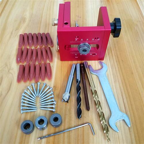 Multi-purpose Pocket Hole Drill Guide Dowel Jig Woodworking