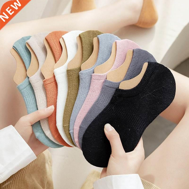 Women cotton socks 5pairs/lot lady summer thin socks female