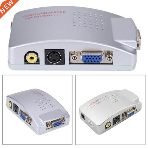 NTSC PAL VGA to TV AV RCA Signal Adapter LCD Out Converter V