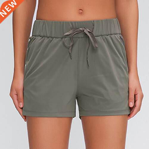 new Shorts for Women with Pockets Workout Running Sports Sho