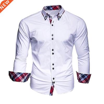 Men's business shirt long-sleeved slim-fit formal casual