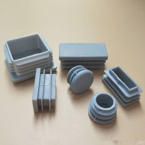 10pcs Gray inner plug Dust cover Plastic square tube Pipe Bl