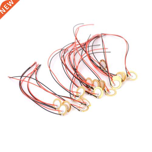 12mm Piezo Elements Sounder Sensor Trigger Drum Disc + Wire
