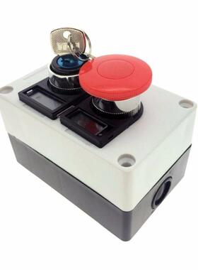 Push Button Station, 660V 10A 2 Position On/Off Momentary Sw