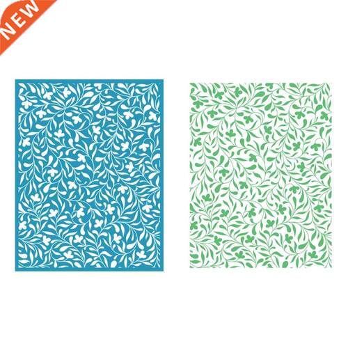 Vine Self-Adhesive Silk Screen Printing Stencil Mesh Transfe