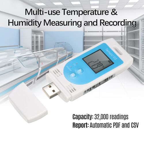 Dogital Temperature Humidity Data Logger Reusable TEMP Datal