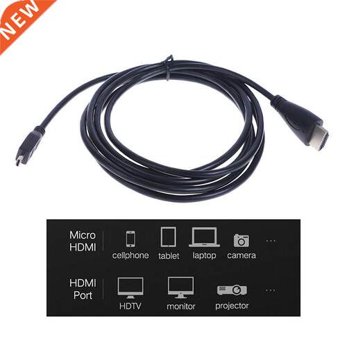 Micro HDMI to HDMI Cable Gd Plated Micro HDMI Cable 1080p