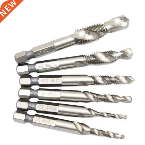 6pcs M-M10 Tap Hex Shank H 441 Screw Spiral Point Thread M