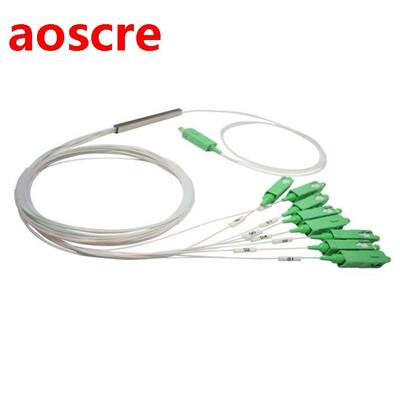 10PCS fiber optic PLC splitter 1x8 SC APC/UPC 0.9mm G657A1 g