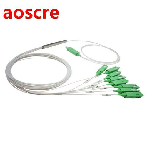 10PCS fiber optic PLC splitter 1x8 SC APC/UPC 0.9mm G657A1 g