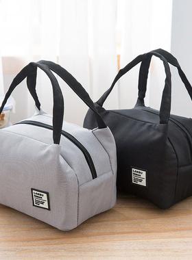 Insulated Canvas Box Tote Bag Thermal Cooler Food Lunch Bag