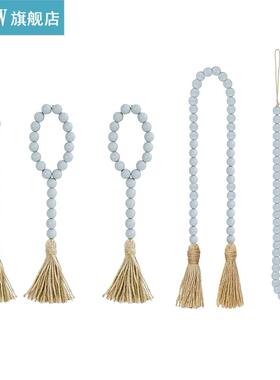 Wood Bead Garlands Wall decor Hanging Home Decoration ohemia