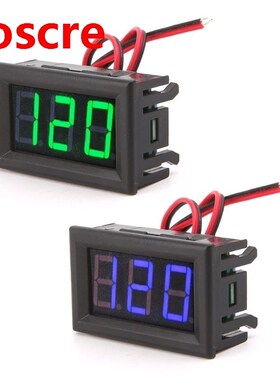 AC 70-500V Digital Voltmeter LED Display Panel 2 Wire Volt V