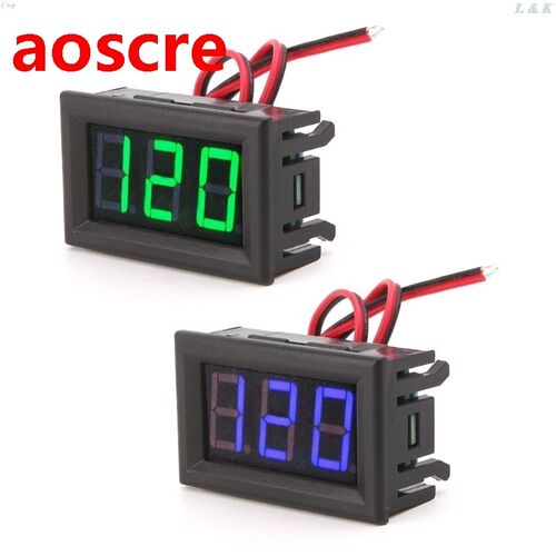 AC 70-500V Digital Voltmeter LED Display Panel 2 Wire Volt V